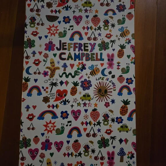 🍒NIB🍒 Jeffrey Campbell Crystal-Studded Black Suede Outwest-KJ Boots, Size 9 - Picture 14 of 16